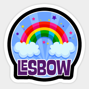 Lesbow Rainbow Colorful Gay Pride Month t-shirt Shirt Tee Gift Sticker